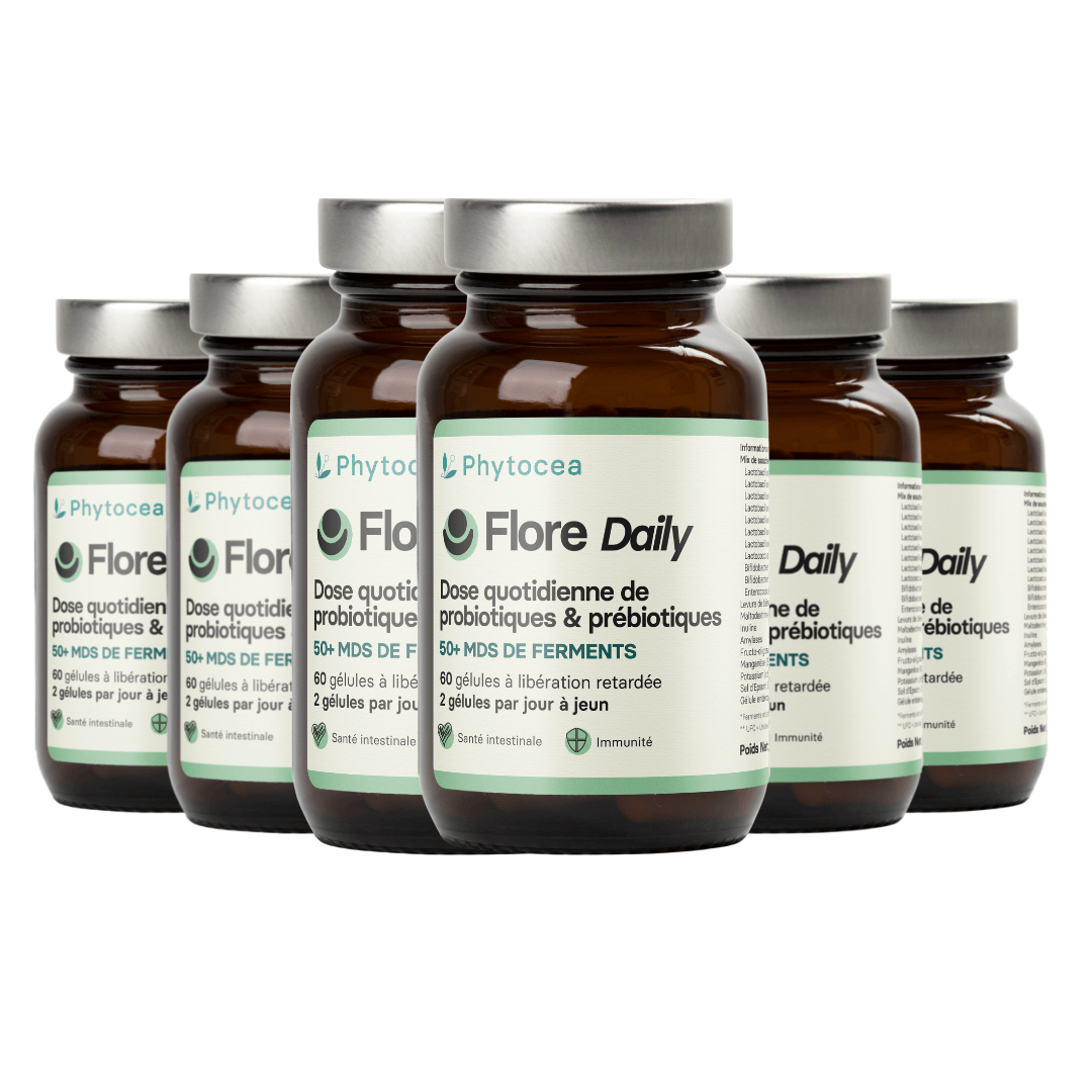 Flore Daily: Complément alimentaire Probiotiques + Prébiotiques