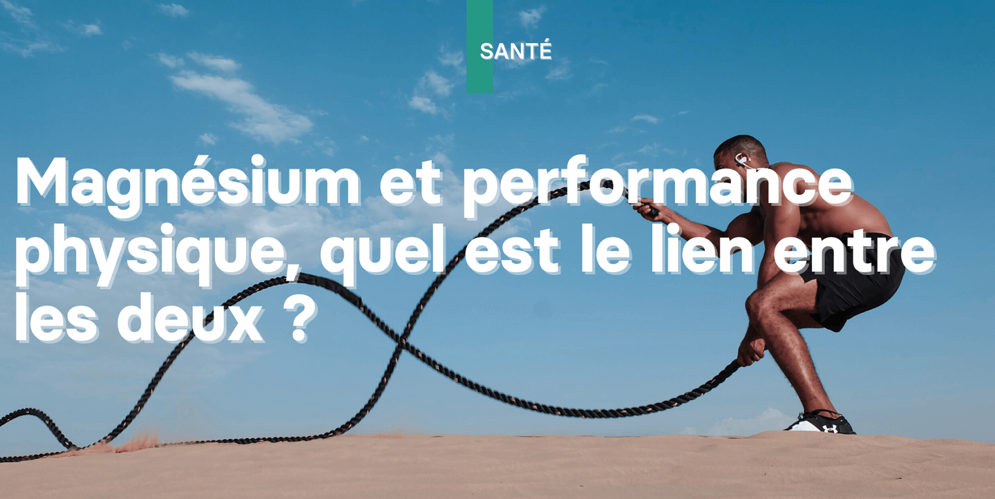 Illustration blog: Magnésium et performance physique, quel est le lien entre les deux ?
