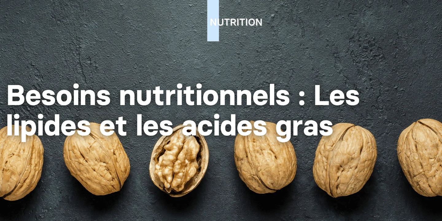 Besoins nutritionnels - Les lipides et les acides gras