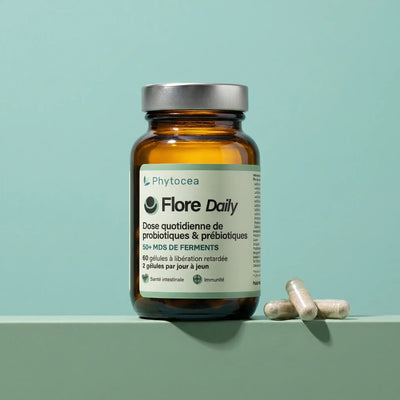 Flore Daily: Complément alimentaire Probiotiques + Prébiotiques