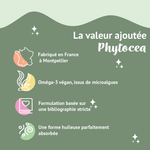 O.Mega: Complément alimentaire Oméga 3, DHA, Végan - Valeurs Phytocea