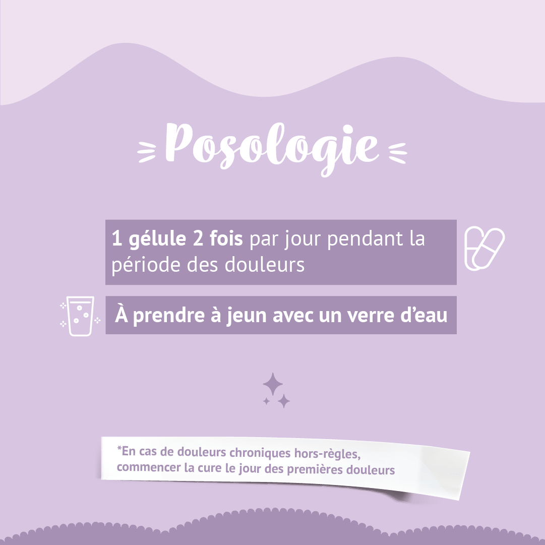Re.Live: Complément alimentaire règles douloureuses - Posologie