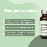 O.Mega: Complément alimentaire Oméga 3, DHA, Végan - Caractéristiques - 2