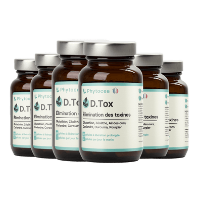 DTox: Complemento alimenticio detox contra metales pesados ​​y contaminantes