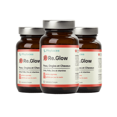 ReGlow: suplemento dietético para uñas, piel y cabello